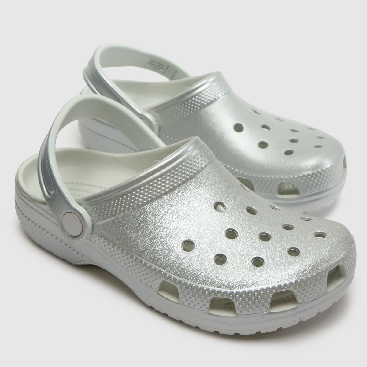 Crocs Classic Clog Girls Youth in Silver Crocs Classic Clog 4
