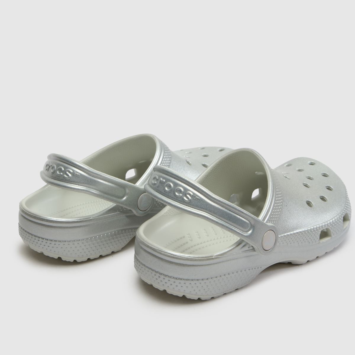 Crocs Classic Clog Girls Youth in Silver Crocs Classic Clog 7