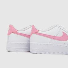 Nike Air Force 1 Girls Youth in White Multi Nike Air Force 1,4 of 4