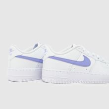 Nike Air Force 1 Girls Youth in White Nike Air Force 1,3 of 4