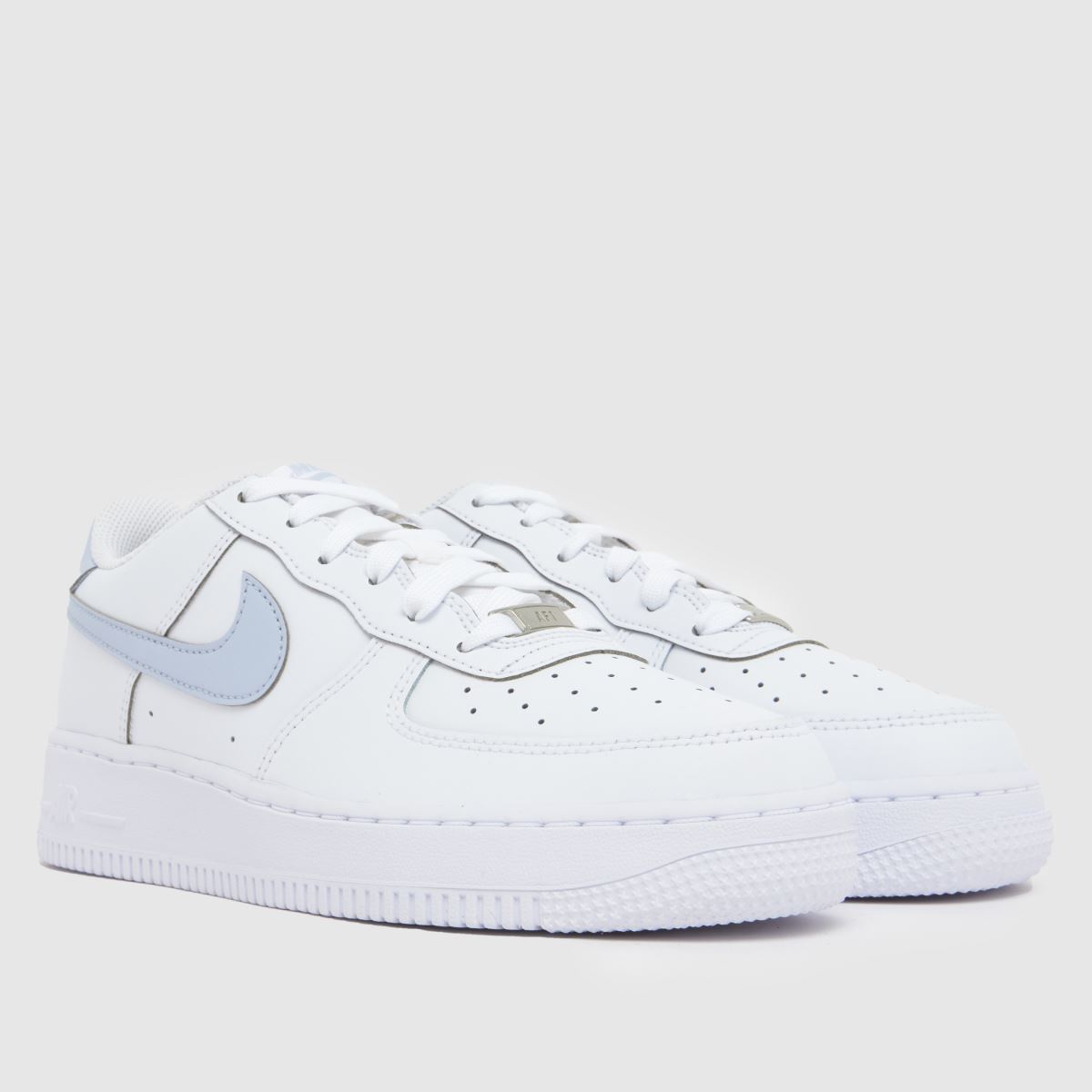 Nike Air Force 1 Girls Youth in White & Purple Nike Air Force 1 1
