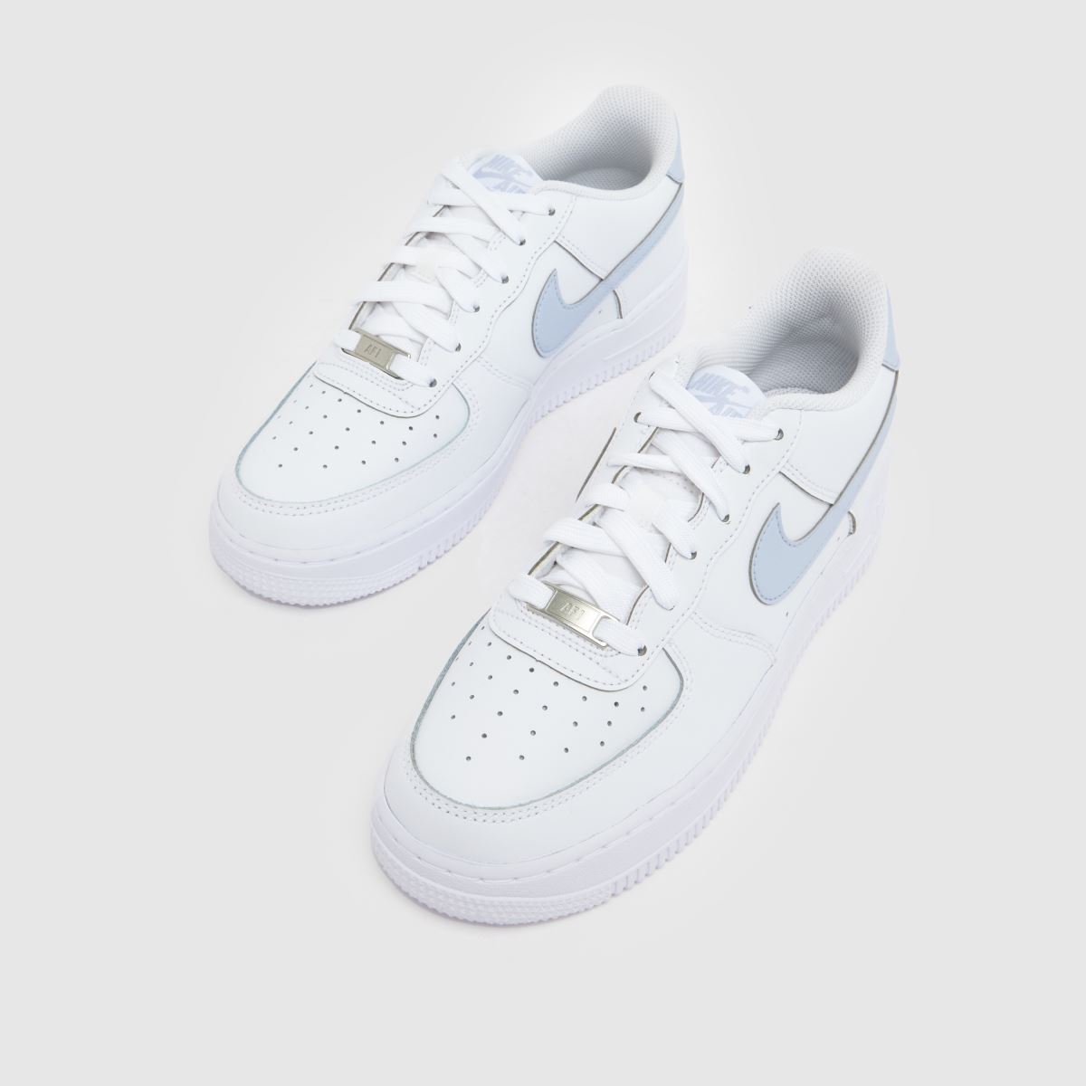 Nike Air Force 1 Girls Youth in White & Purple Nike Air Force 1 7