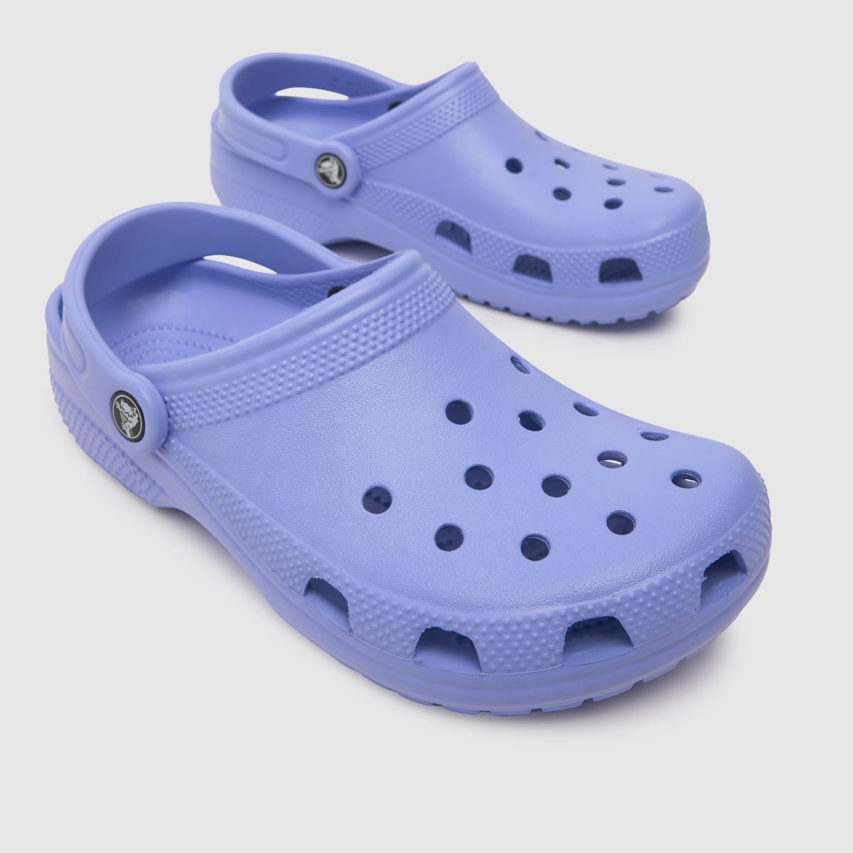 Kids Girls Youth Violet Crocs Classic Clog Sandals schuh