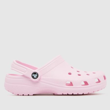 Kids Girls Youth Pale Pink Crocs Classic Clog Sandals | schuh