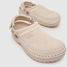 Crocs Classic Crafted Stitch Clog Girls Youth in Pale Pink Crocs Classic Crafted Stitch Clog,3 of 4