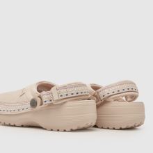 Crocs Classic Crafted Stitch Clog Girls Youth in Pale Pink Crocs Classic Crafted Stitch Clog,4 of 4