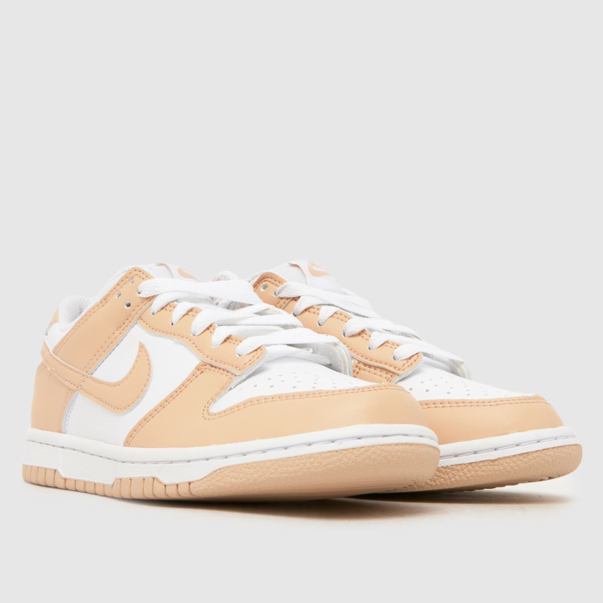 Nike Dunk Low Girls Youth in White & Beige Nike Dunk Low 1