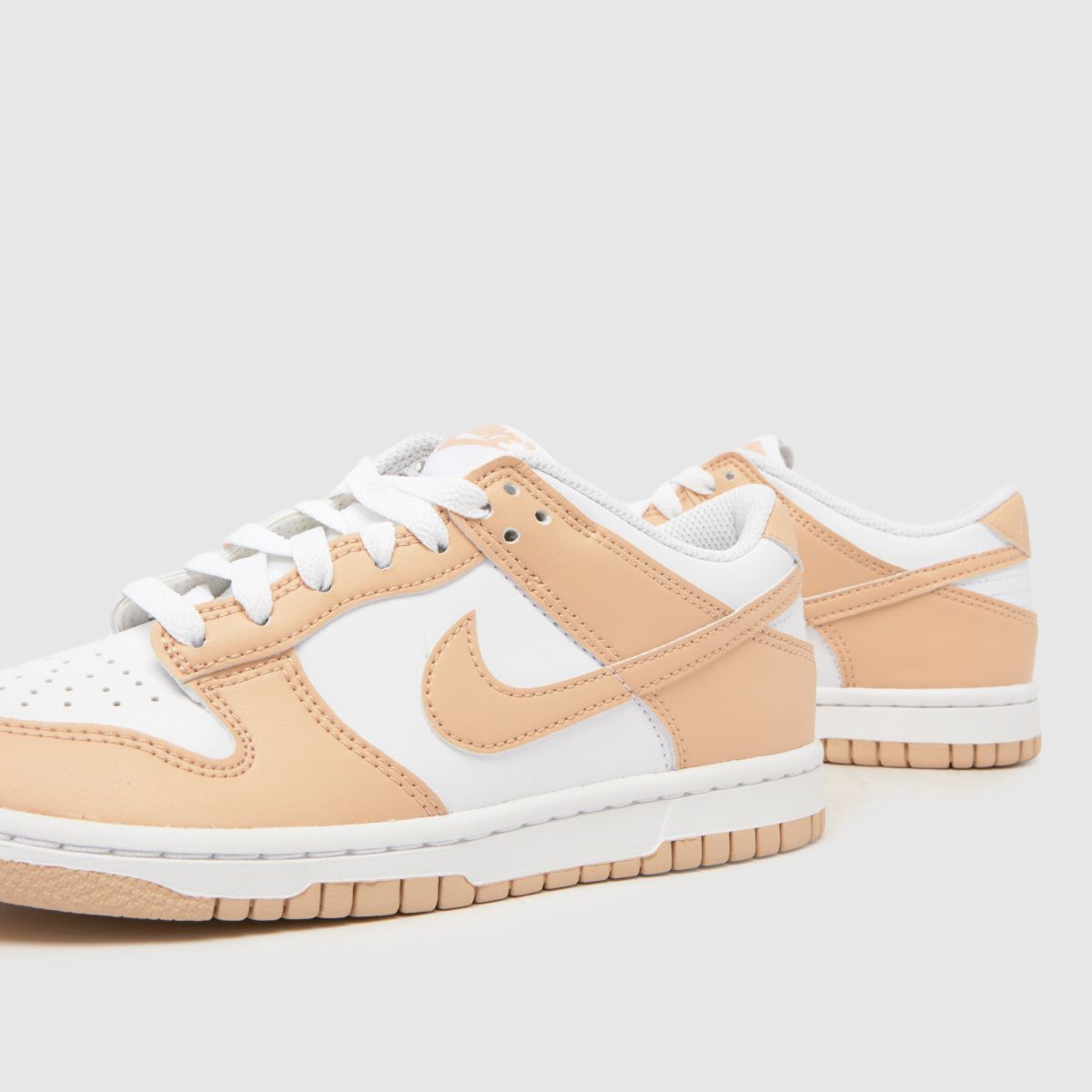 Nike Dunk Low Girls Youth in White & Beige Nike Dunk Low 7