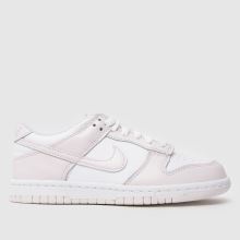 Nike Dunk Low Girls Youth in White & Purple Nike Dunk Low,1 of 4