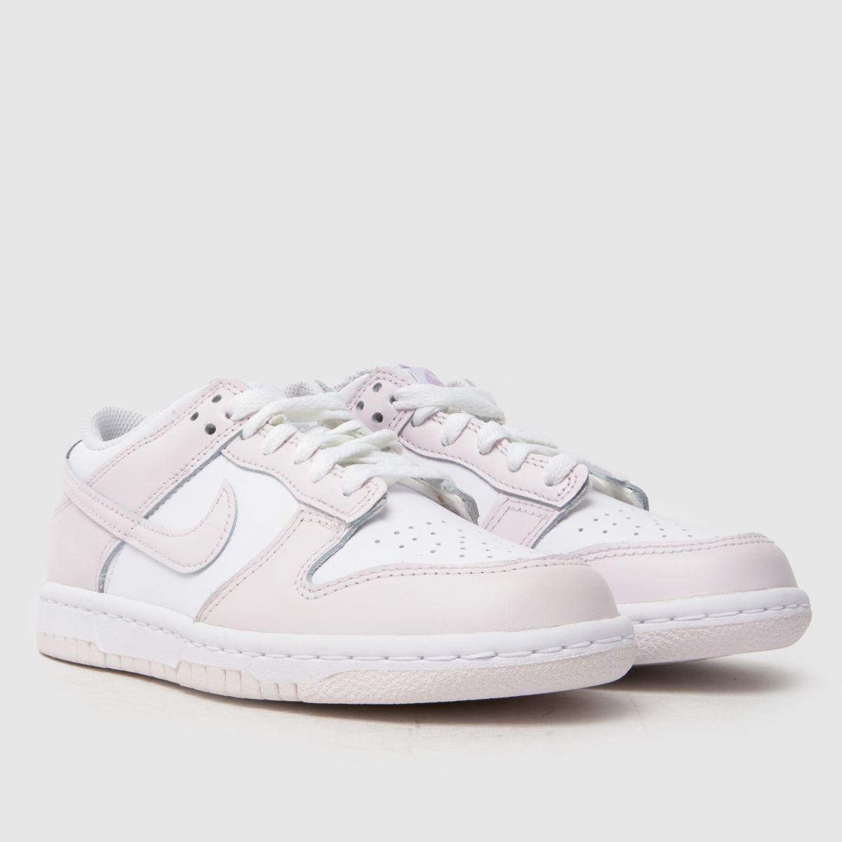 Nike Dunk Low Girls Youth in White & Purple Nike Dunk Low 1