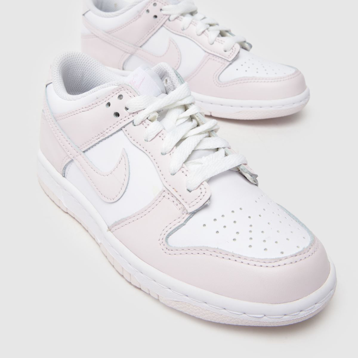 Nike Dunk Low Girls Youth in White & Purple Nike Dunk Low 4
