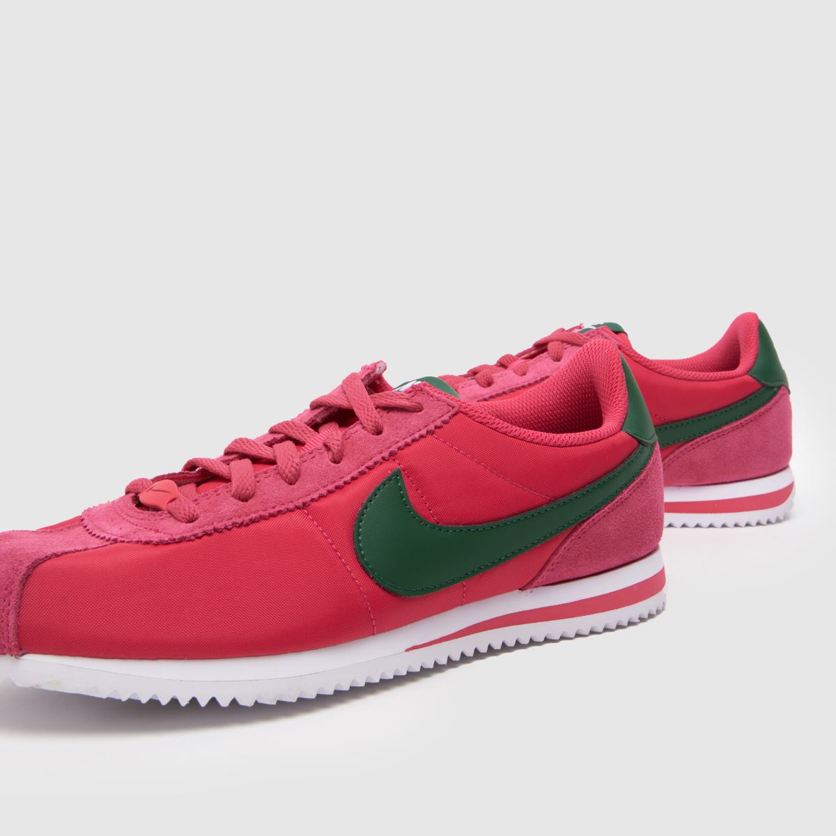 Kids Girls Youth Red Nike Cortez Trainers schuh