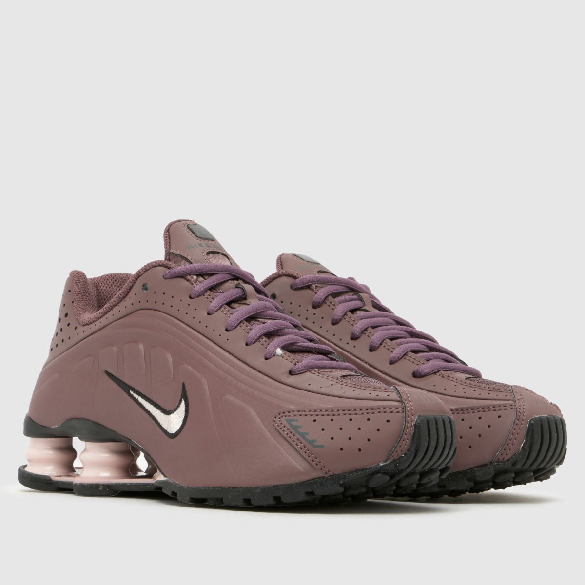 Nike Shox R4 Girls Youth in Burgundy Nike Shox R4 1