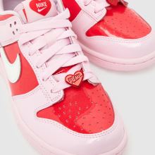 Nike Dunk Low Be Me Girls Youth in Pink Multi Nike Dunk Low Be Me,3 of 4
