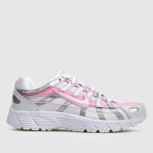 Nike P-6000 Girls Youth in White & Pink Nike P-6000,1 of 4