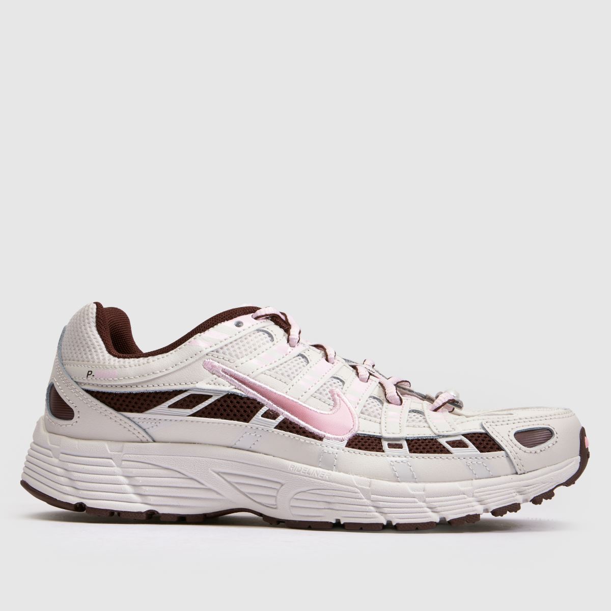 Nike P-6000 Girls Youth in White & Burgundy Nike P-6000