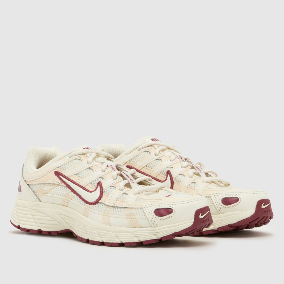Nike P-6000 Girls Youth in Off-White Multi Nike P-6000 1