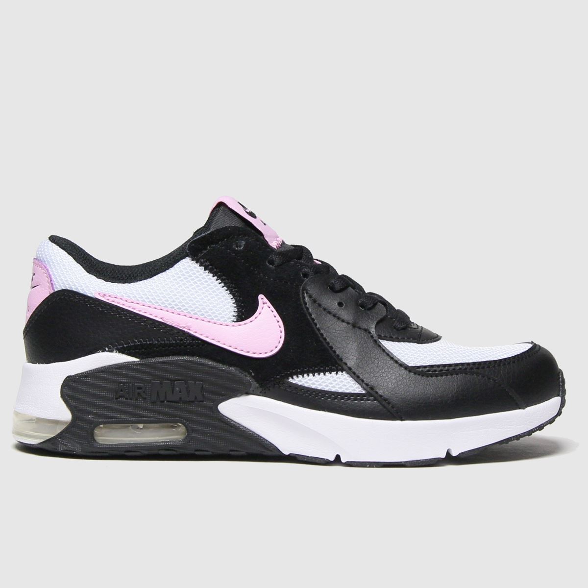 Girls Black & Pink Nike Air Max Excee Trainers schuh