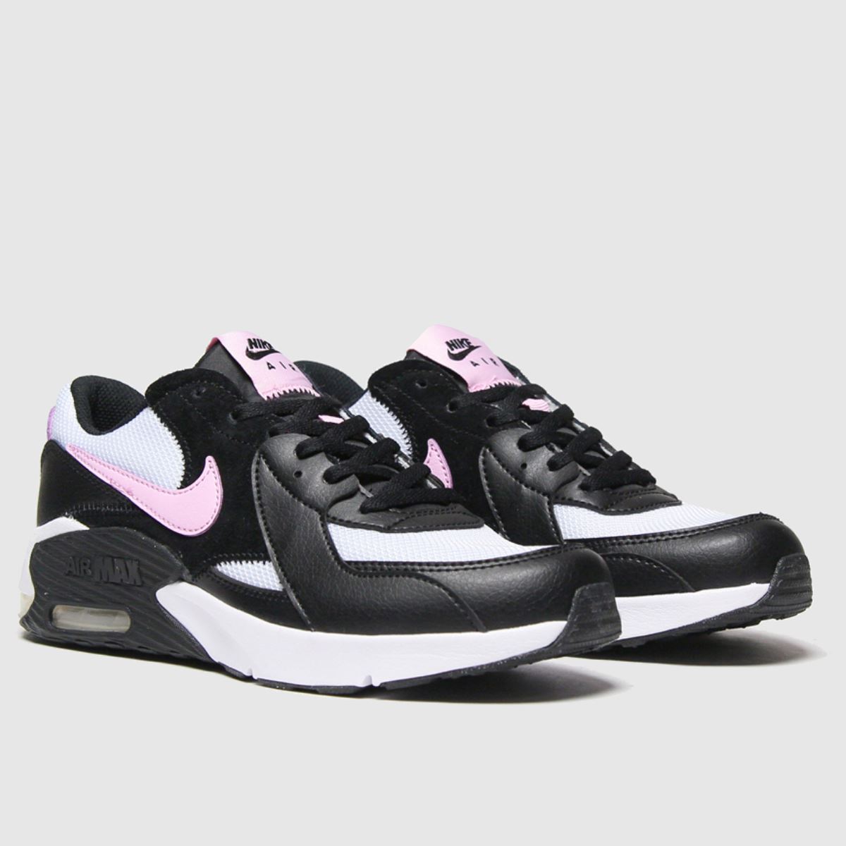 Girls Black & Pink Nike Air Max Excee Trainers | schuh