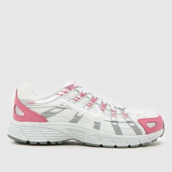 Nike White & Pink P-6000 Girls Youth