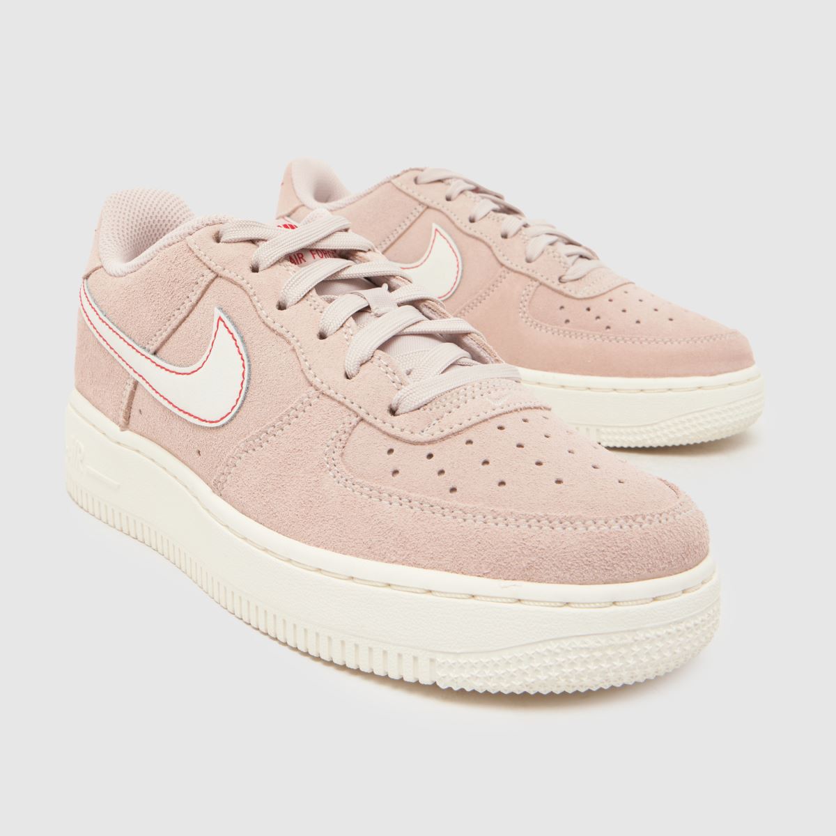 Nike Air Force 1 Girls Youth in Pale Pink Nike Air Force 1 4