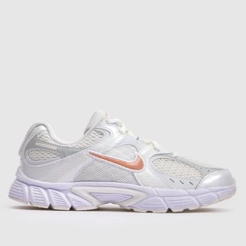 Nike White & Pink V5 RNR Girls Youth