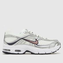 Nike Air Max Moto 2K Girls Youth in White & Silver Nike Air Max Moto 2K,1 of 4