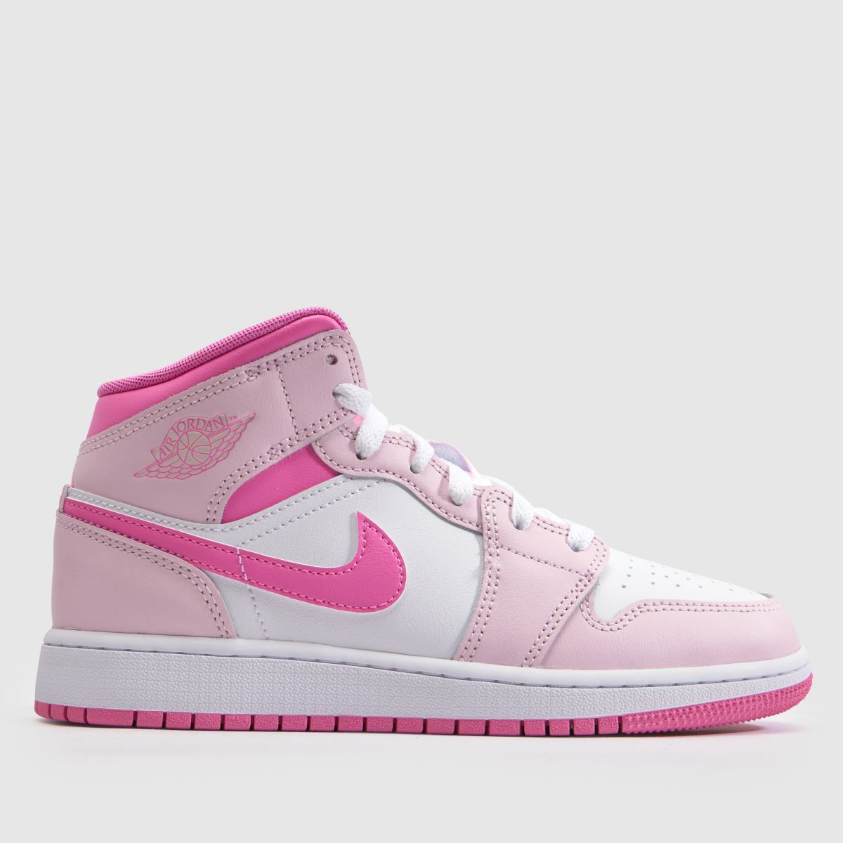 Nike Jordan Air Jordan 1 Mid Girls Youth in Pink Nike Jordan Air Jordan 1 Mid