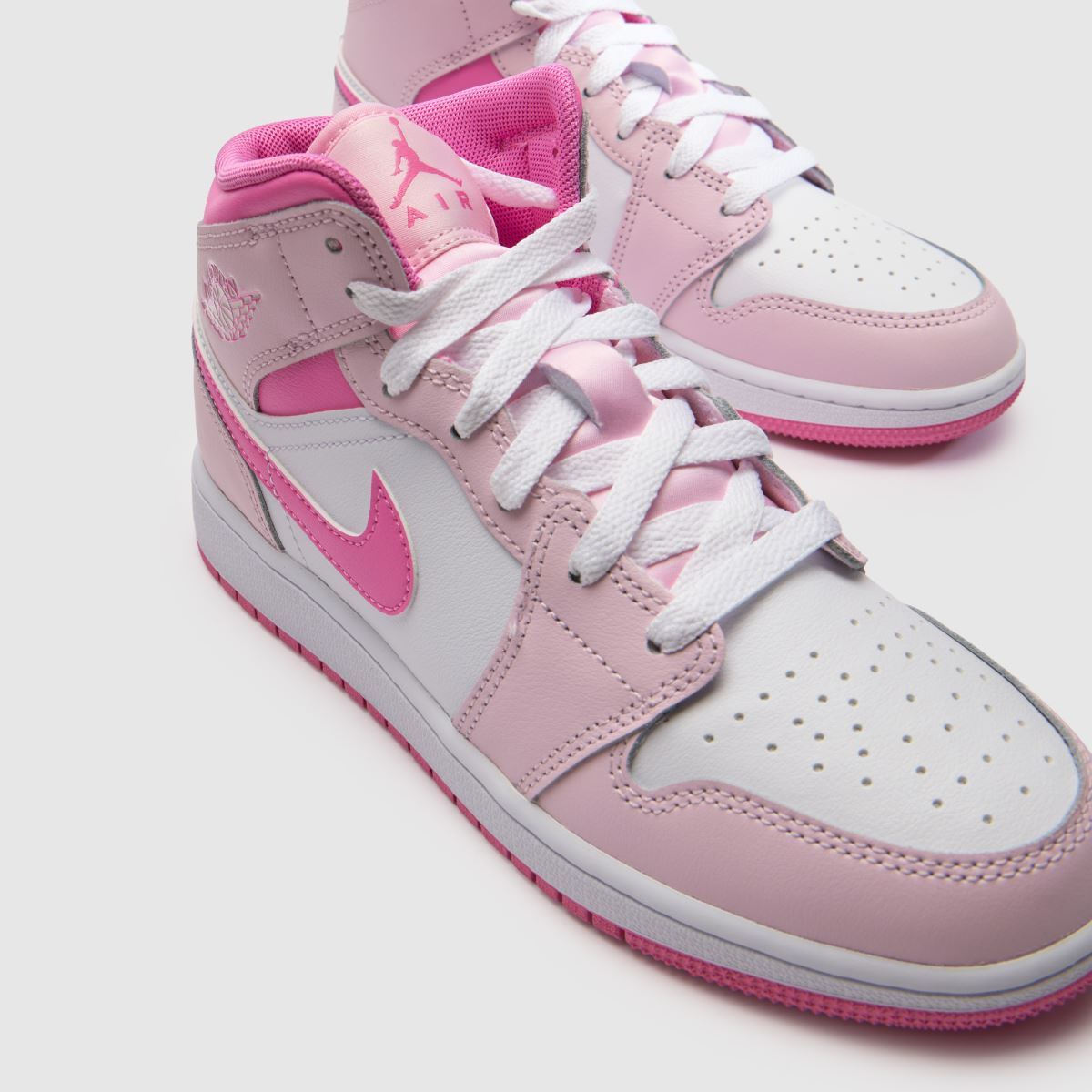 Nike Jordan Air Jordan 1 Mid Girls Youth in Pink Nike Jordan Air Jordan 1 Mid 4