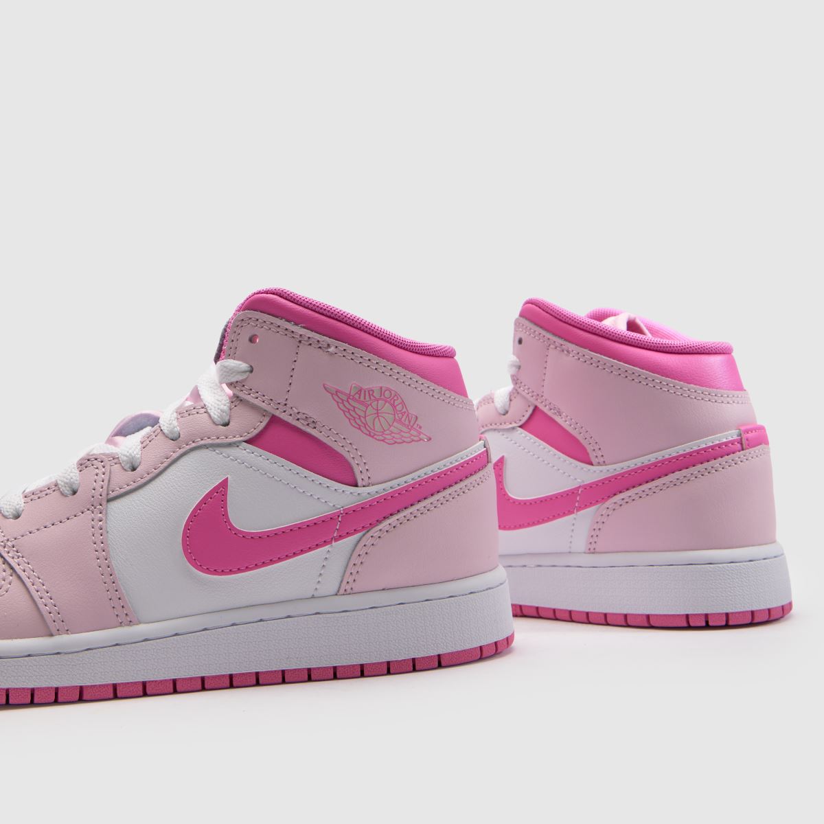 Nike Jordan Air Jordan 1 Mid Girls Youth in Pink Nike Jordan Air Jordan 1 Mid 7