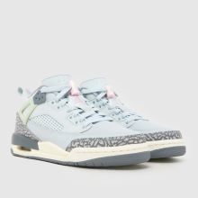 Nike Jordan Spizike Low Girls Youth in Pale Blue Nike Jordan Spizike Low,2 of 4