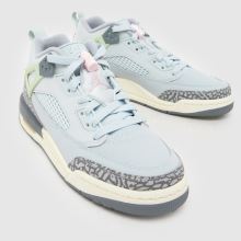 Nike Jordan Spizike Low Girls Youth in Pale Blue Nike Jordan Spizike Low,3 of 4