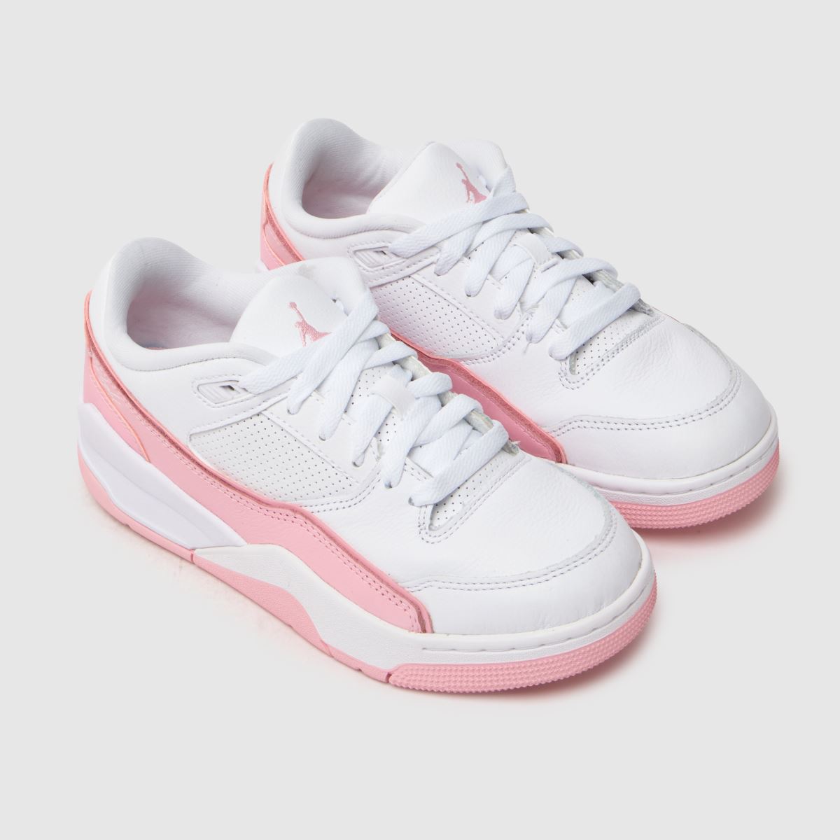 Nike Jordan Flight Court Girls Youth in White & Pink Nike Jordan Flight Court 4
