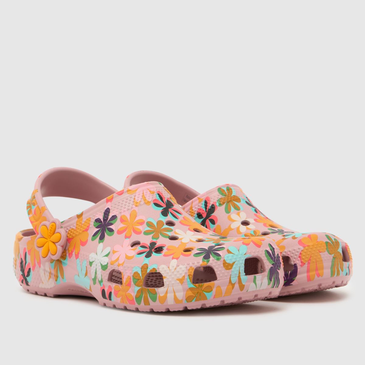 Kinder Crocs Bunt Classic Flower Power Clog Sneaker Crocs Classic Flower Power Clog 1