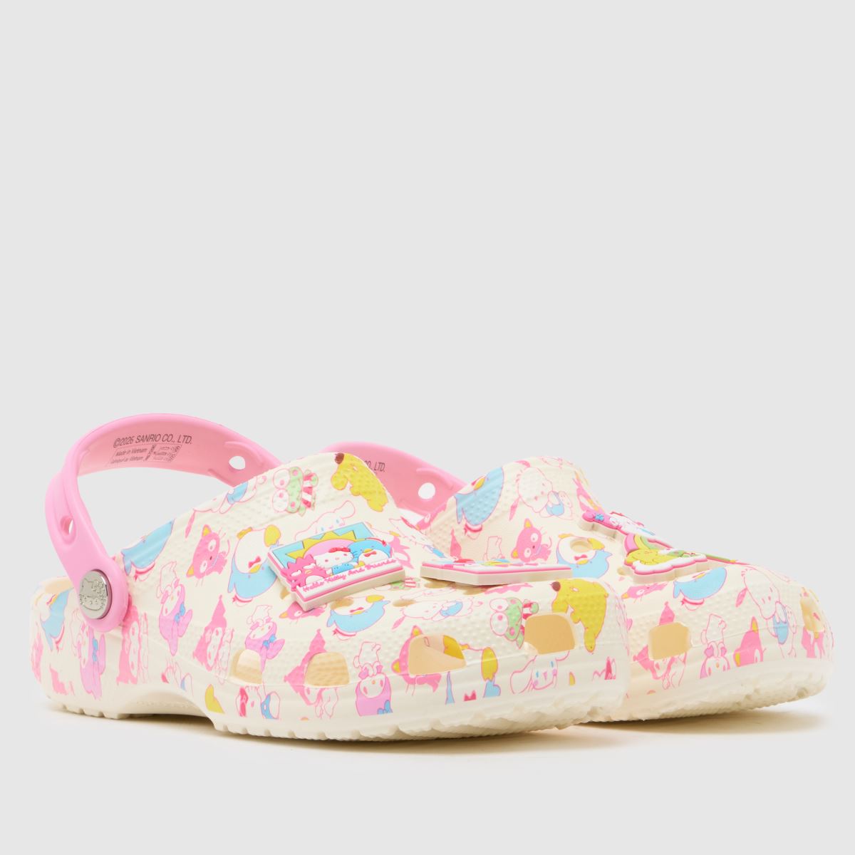 Crocs Classic Hello Kitty Clog Girls Youth in Pink Multi Crocs Classic Hello Kitty Clog 1