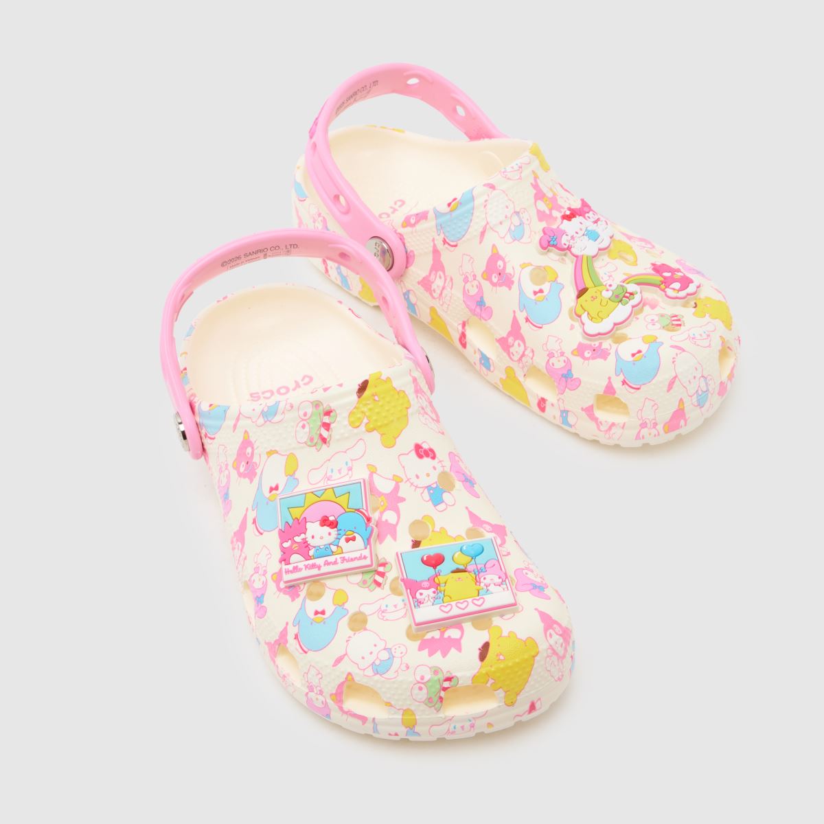 Crocs Classic Hello Kitty Clog Girls Youth in Pink Multi Crocs Classic Hello Kitty Clog 4