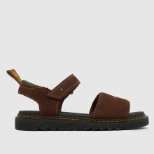 Dr Martens Shore Marlowe II Girls Youth in Dark Brown Dr Martens Shore Marlowe II,1 of 4