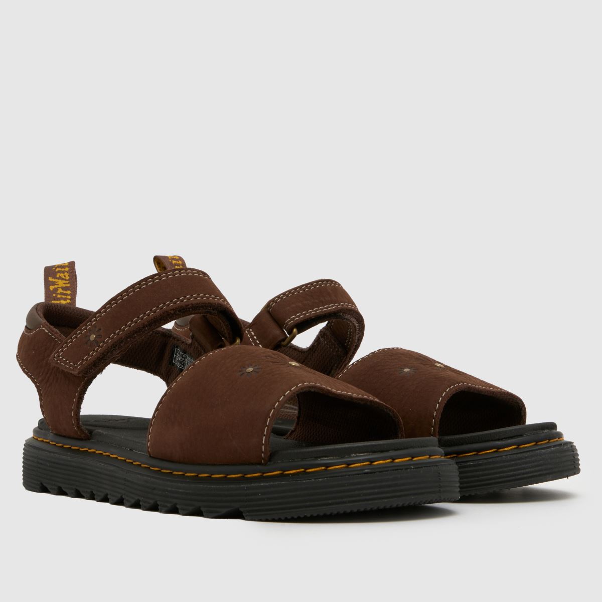 Dr Martens Shore Marlowe II Girls Youth in Dark Brown Dr Martens Shore Marlowe II 1