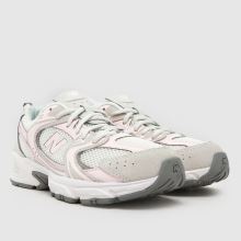 New Balance 530 Girls Youth in Grey Matter & Pink Salt New Balance 530,2 of 4