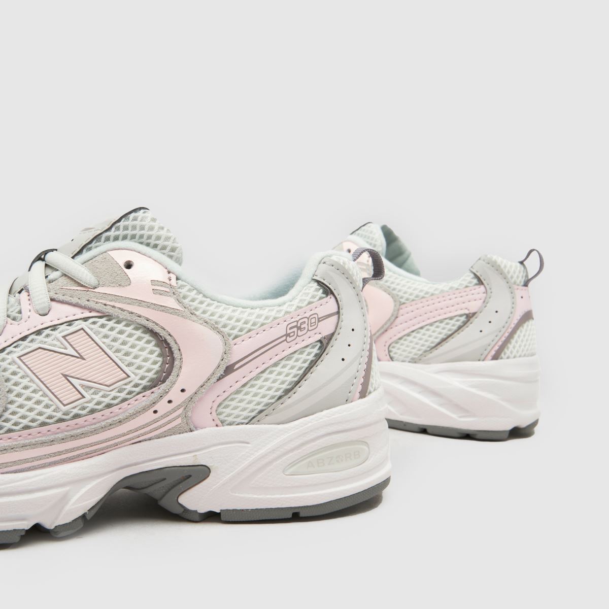 New Balance 530 Girls Youth in Grey Matter & Pink Salt New Balance 530 7