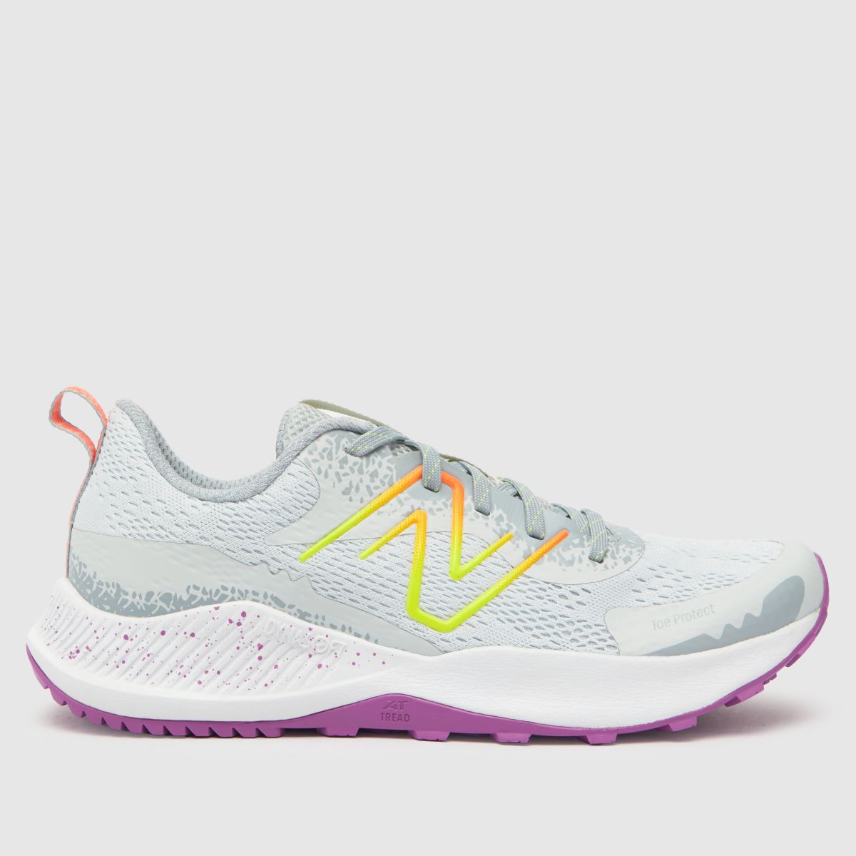 Kids Girls Youth Light Grey New Balance Dyna Soft Nitrel V5 Trainers