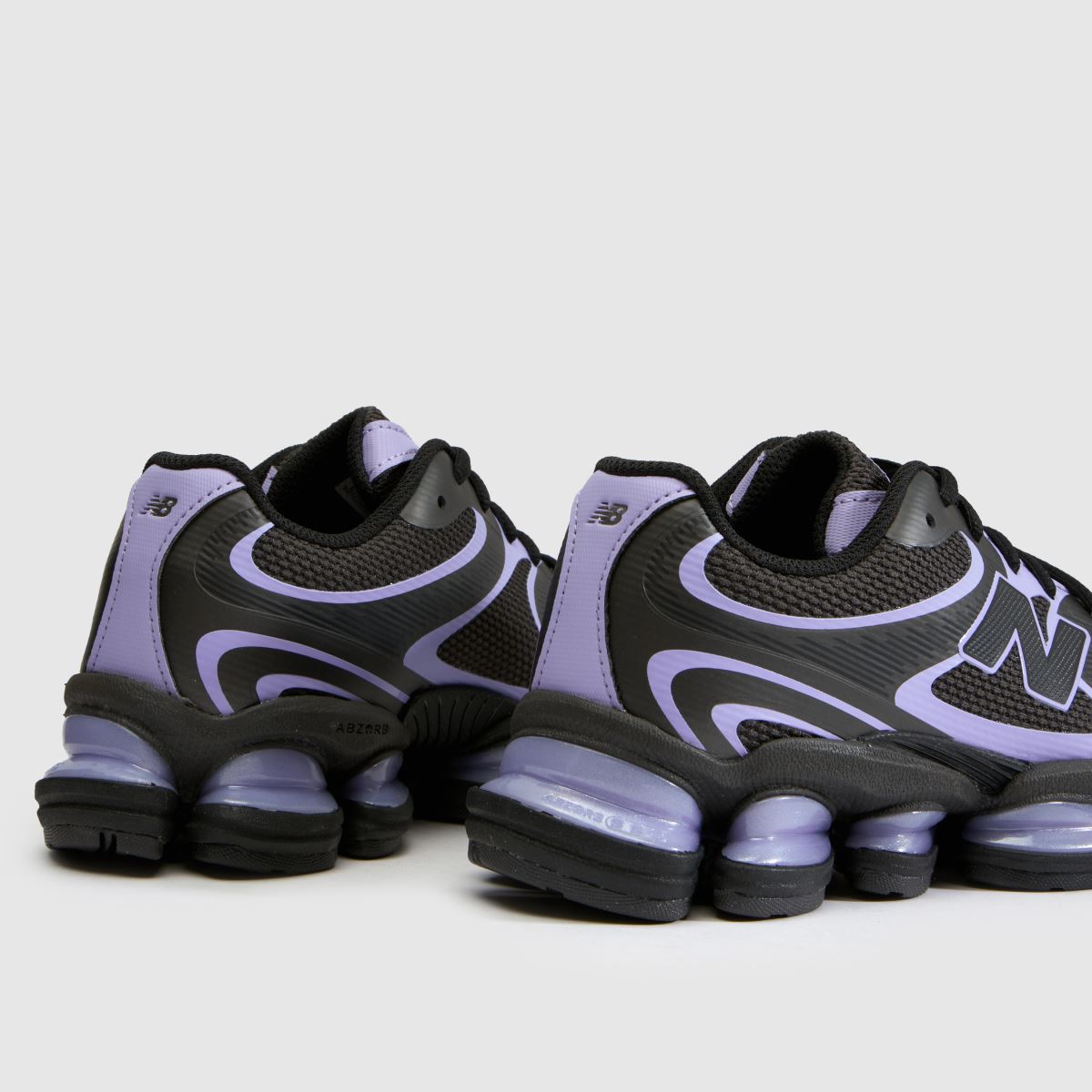 New Balance Abzorb 2000 Girls Youth in Black & Purple New Balance Abzorb 2000 7