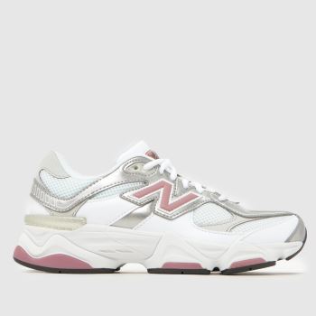 New Balance White Multi 9060 Girls Youth