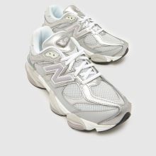 New Balance 9060 Girls Youth in Silver New Balance 9060,3 of 4