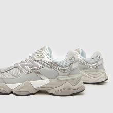 New Balance 9060 Girls Youth in Silver New Balance 9060,4 of 4