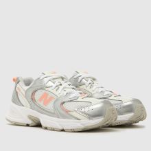 New Balance 530 Girls Youth in White & Pink New Balance 530,2 of 4