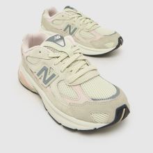 New Balance 2010 Girls Youth in Stone Multi New Balance 2010,3 of 4