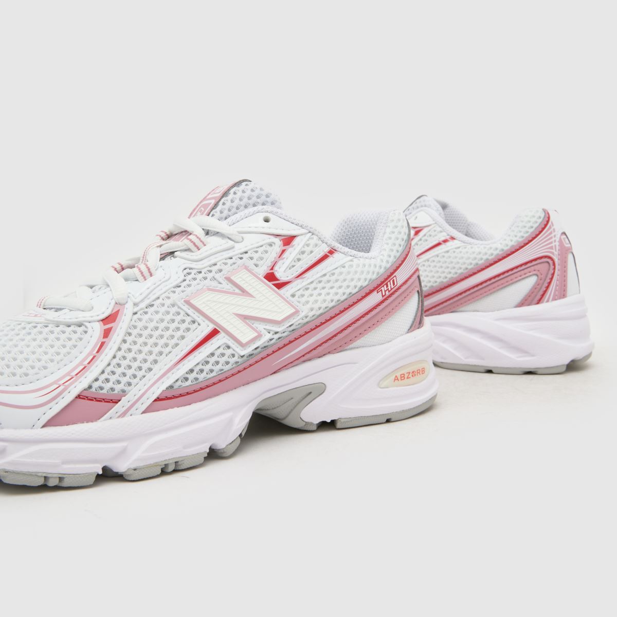 New Balance 740 Girls Youth in White & Red New Balance 740 7