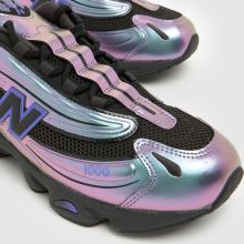 New Balance 1000 Girls Youth in Black & Purple New Balance 1000,3 of 4