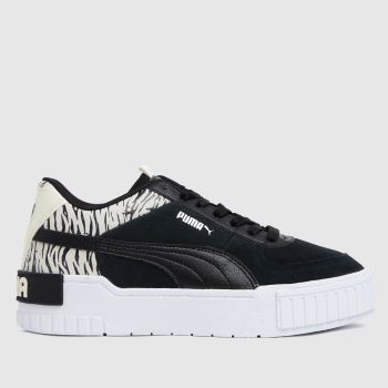 PUMA black cali sport roar trainers youth PUMA black cali sport roar trainers youth
